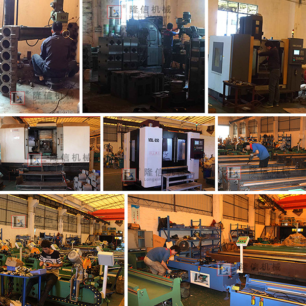 切割台加工现场