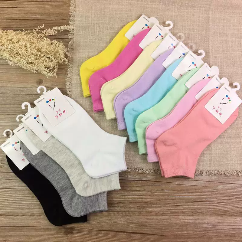 俏姑娘 Summer colored knee socks, factory direct supply