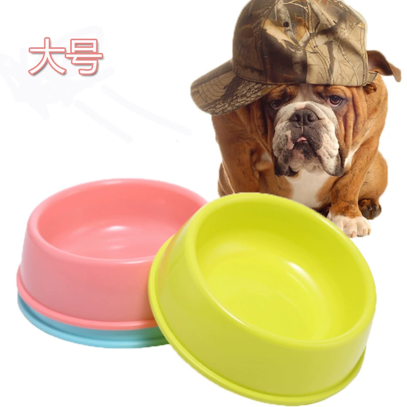 Фабрика сразу для собаки большая собака чаша миска риса кошка и собака поставляет один чаша конфеты цвет золото