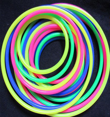 Manufacturer's direct sale throwing ring toss ring stall ring plastic ring game plastic elastic ring