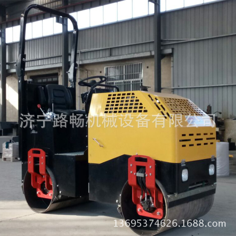 2吨全液压压路 小型震动式压路机 双钢轮双驱压路机|ru