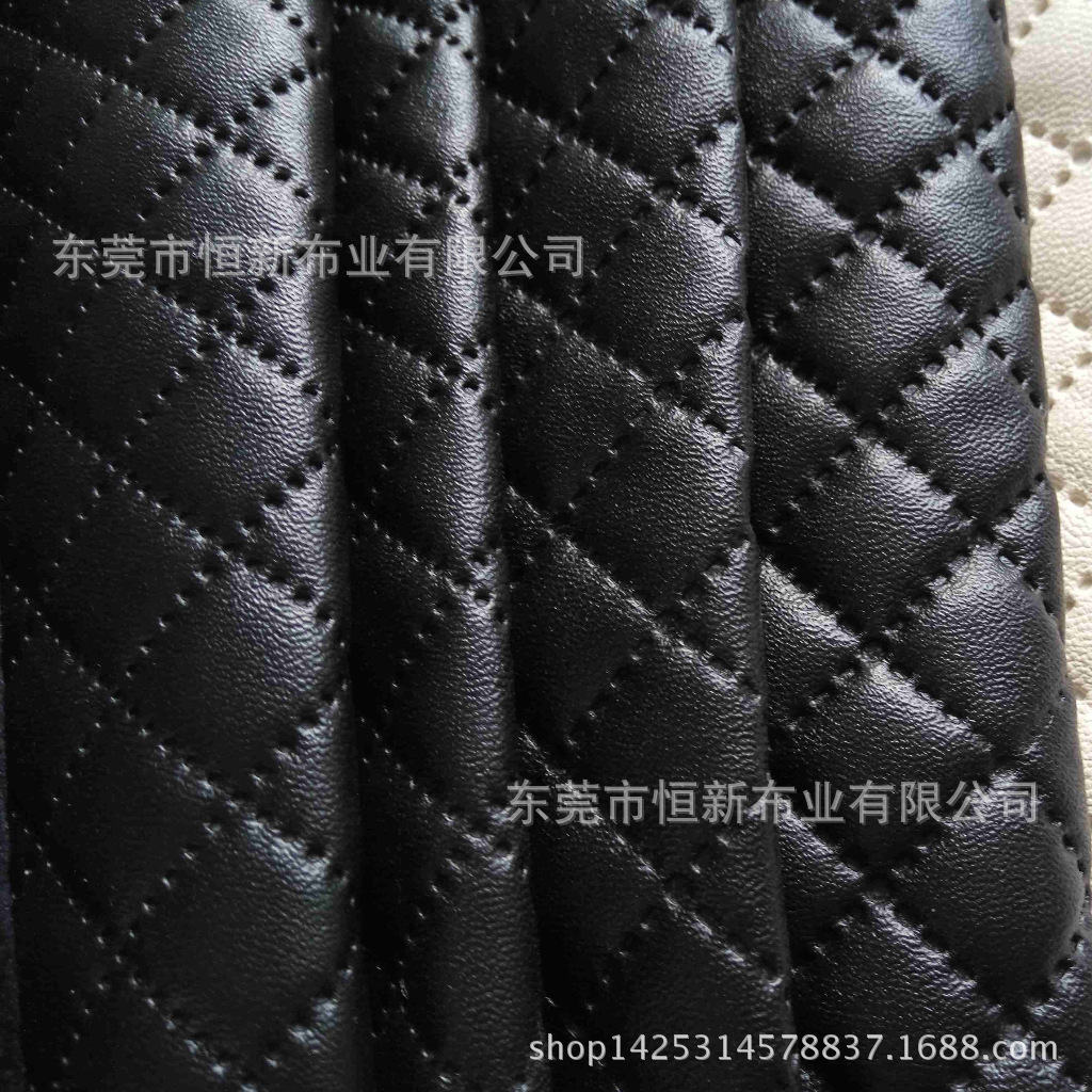 出售超音波无线绗缝裥棉多层复合PU人造超纤革用于各类座垫等