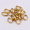 Brass ear clips with tassels, earrings, pendant, bag handmade, 13.8mm