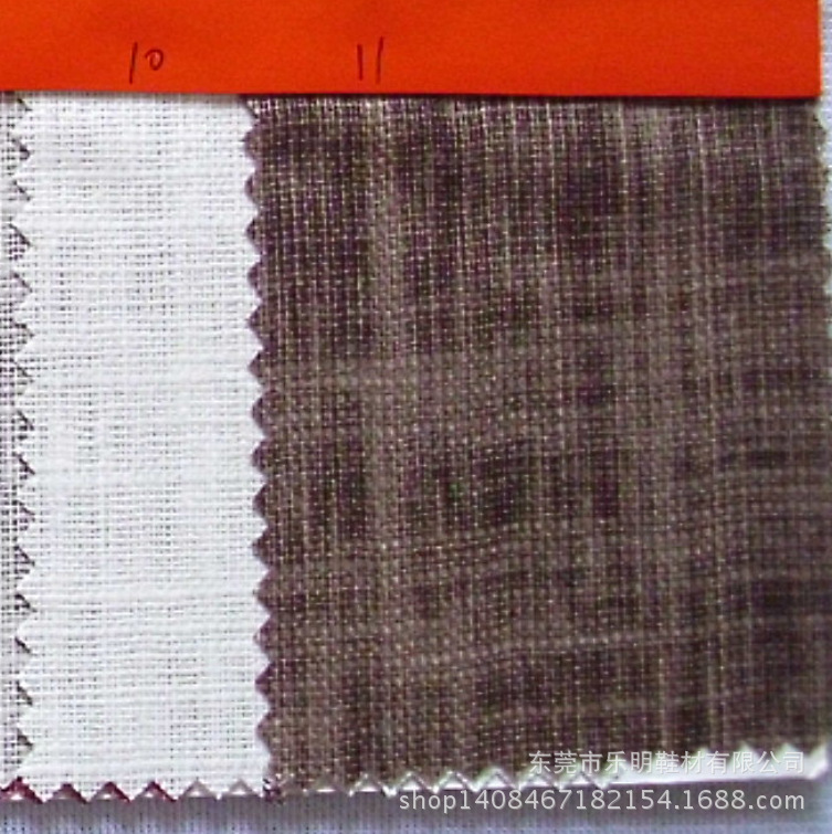 FB029支持网购混批32*29涂层竹节双滑麻布鞋材面料