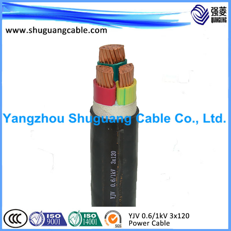 曙光电缆厂直销 YJV 0.6 1KV 3X120 国标铜芯电缆 安全环保