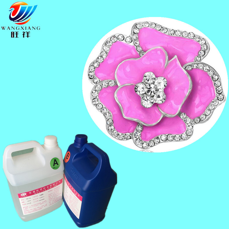 厂家批发珐琅彩AB胶景泰蓝水晶胶饰品AB胶珐琅彩滴胶饰品胶