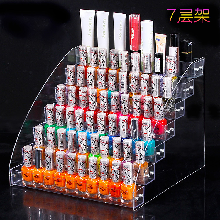 Multilayer Nail Polish Display Rack Lipstick Display Multifunctional Cosmetic Jewelry Display Rack Thickened Mask Display Rack
