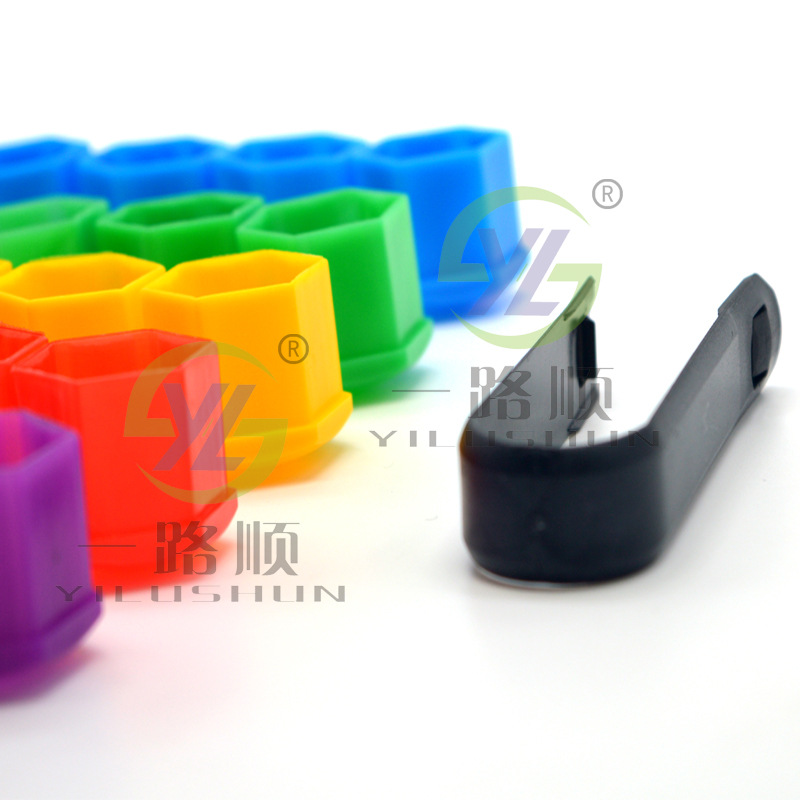 Accesorios del coche nuevo cubo de la rueda cubierta protectora del neumático del coche hexágono tornillo negro Tapa decorativa