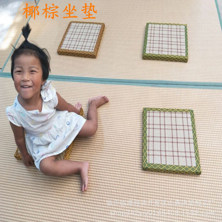 榻榻米地垫椰棕定做塔塔米垫子床垫双面环保可拆洗布面榻榻米座垫
