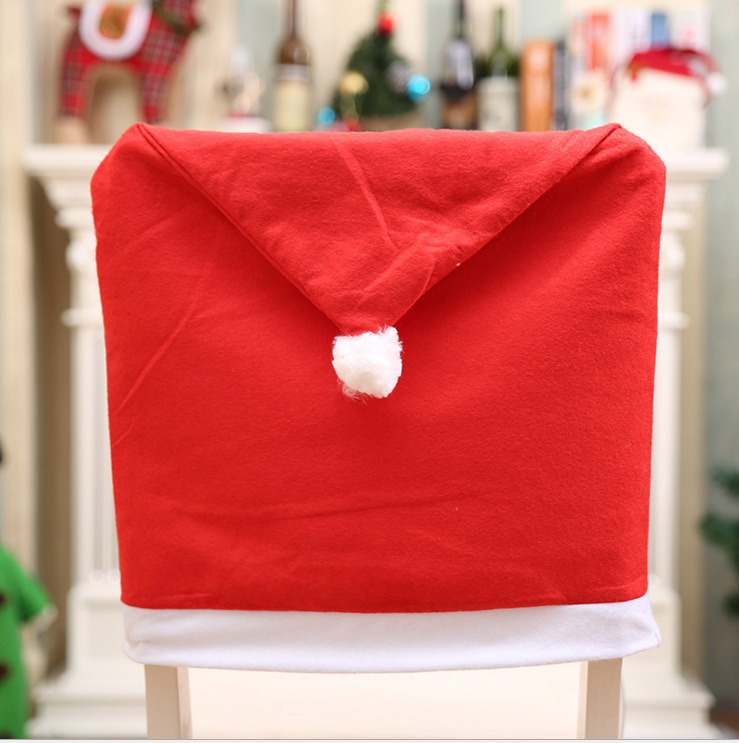 Christmas Boutique Christmas Chair Cover Chair Cover Christmas Supplies Dining Table Decorations Christmas Decorations_voghion.com
