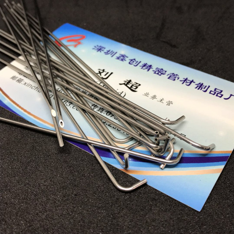 毛细管折弯磨尖