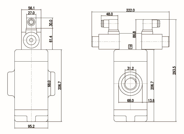 电磁液控单向阀DDFY-L32H-01 02/ 220V 24V方向阀 液压可定制山东
