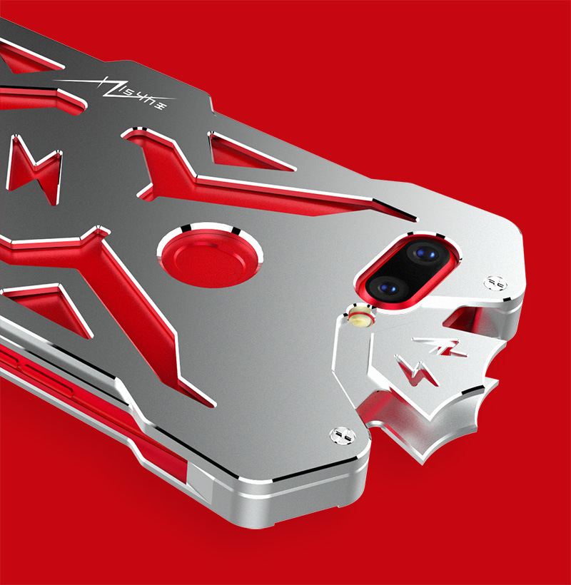 SIMON THOR Aviation Aluminum Alloy Shockproof Armor Metal Case Cover for OPPO R11s