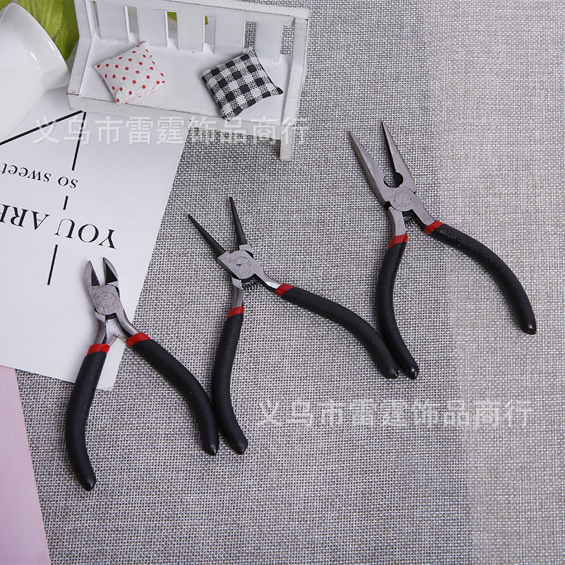 手工饰品加工工具钳挂圈弯针断线钳