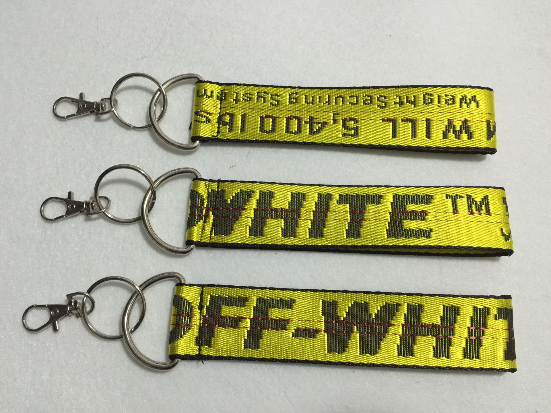 Cloth Key Chain WHITE Keychain Key Ring Bag Charm Wholesale Lovely