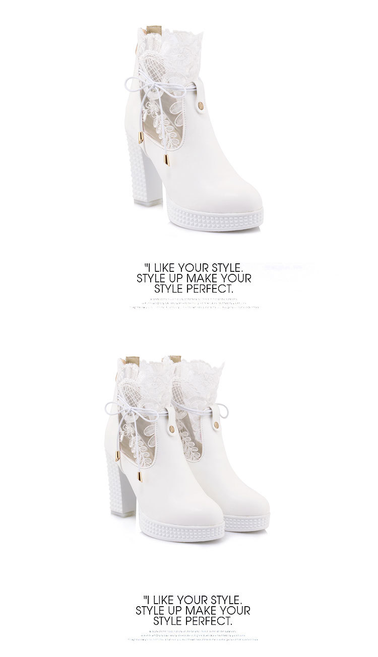 Bottes femme en PU artificiel - Ref 3355040 Image 23