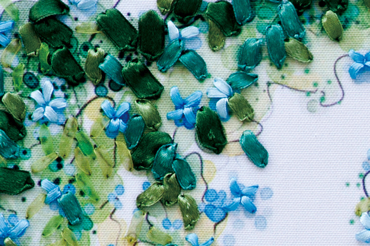 Oujin nianhua cinta bordado fábrica directa color impresión colgante pintura feliz esquina sala de estar entrada pintura decorativa