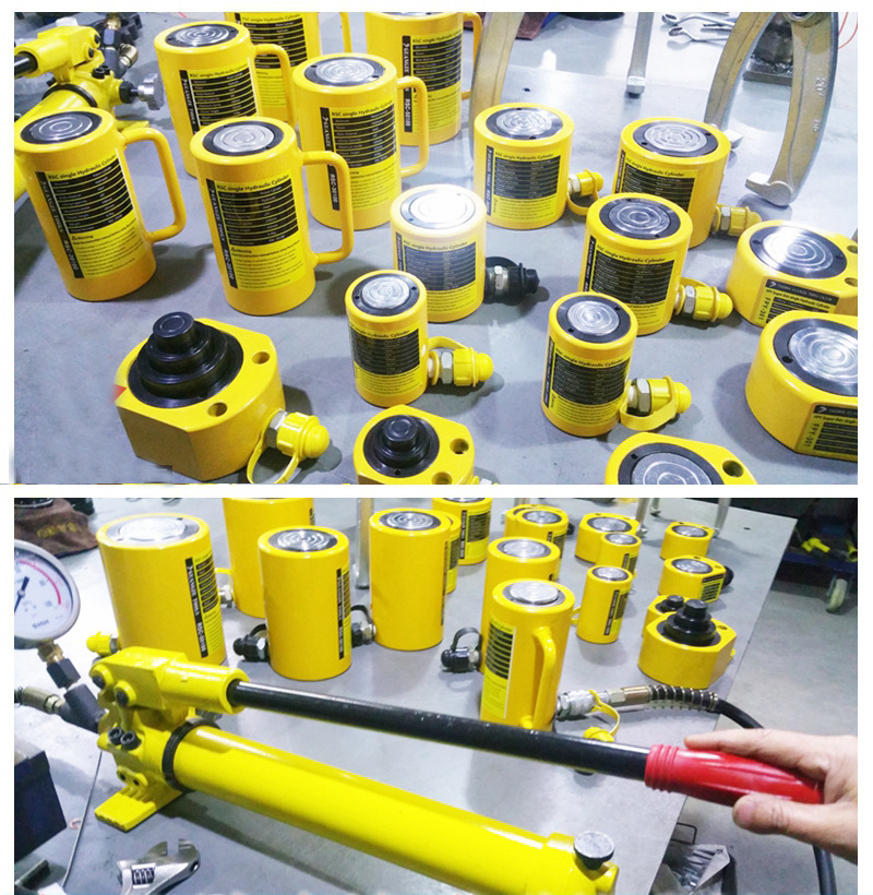 神模出厂 双作用液压千斤顶 RC50-200 上海康登