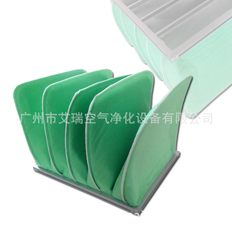 广州合成纤维过滤袋生产厂家绿针刺毡外绿里白空气过滤专用过滤网