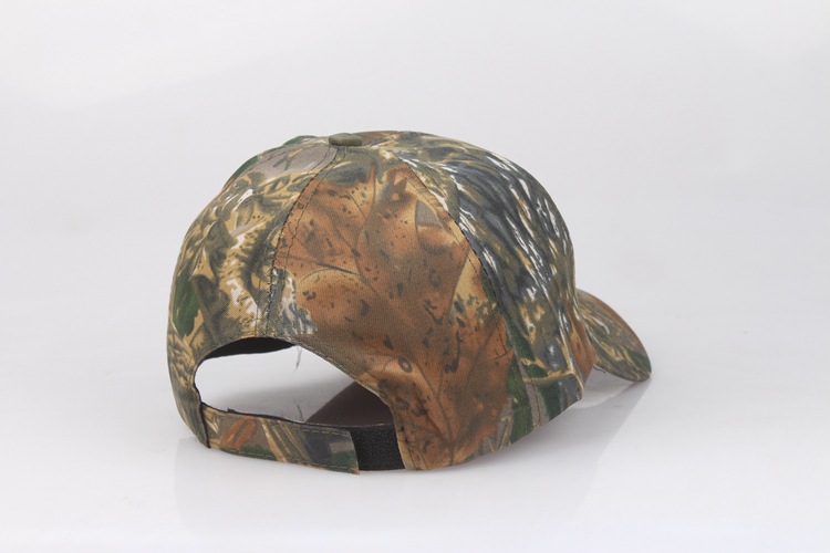 Outdoor Sun Protection Quick Drying Hat With Jungle Leaves Men's And Women's Camouflage Fashionable Baseball Cap_voghion.com