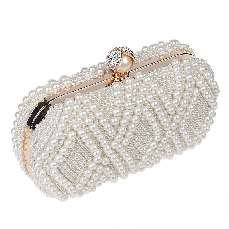 New Pearl Dinner Bag Women's Banquet Bag Ladies Dress Evening Bag display picture 2