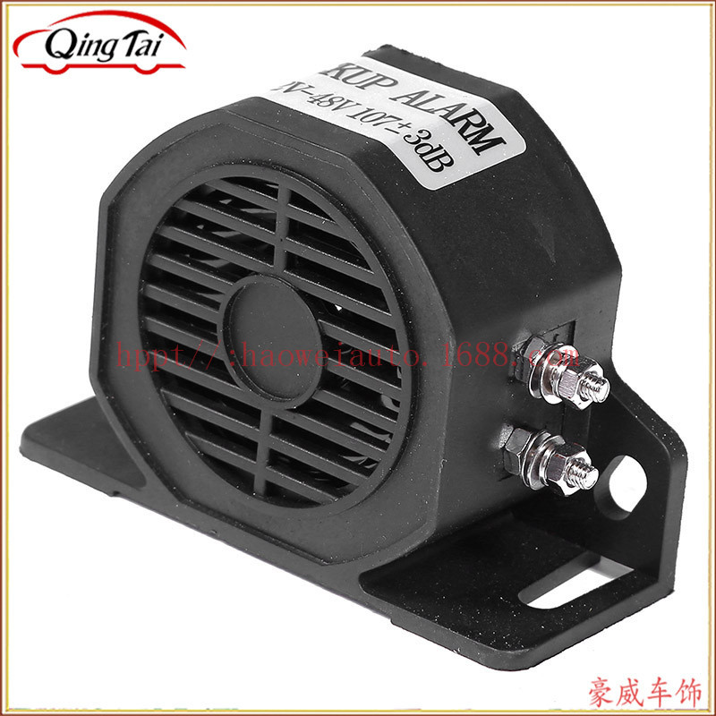 Factory direct sales of auto parts: 9V-48V waterproof high-power reversing horns are available for wholesale at special prices detail image 4
