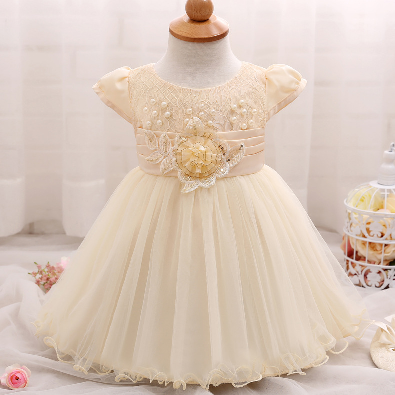 Flower Lace Children's Dress Summer New...