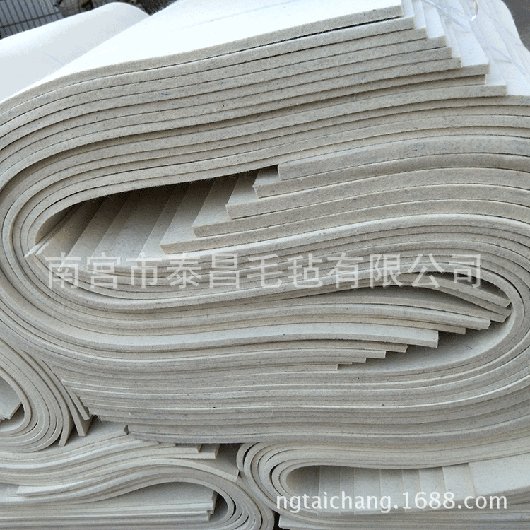 厂家直供工业毛毡 不锈钢板镜面抛光羊毛毡  毛毡垫 抛光毛毡