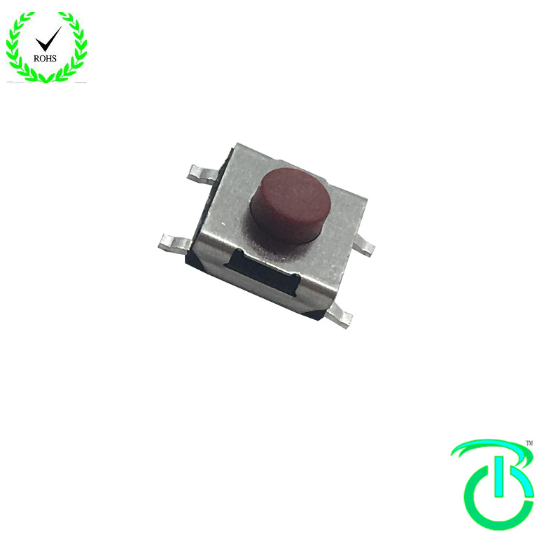 厂家生产6*6*3.4贴片耐高温高寿命轻触编带按键开关