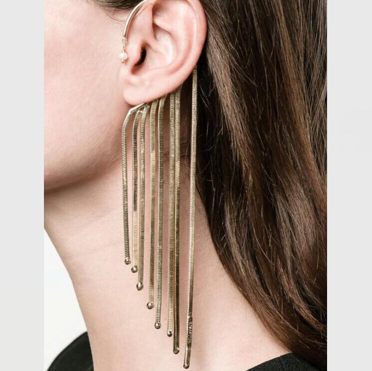 Occident and the United States alloy plating earring (White k)NHNMD3783-White k