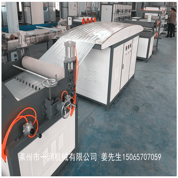 一润PP塑料编织网袋拉丝机设备 黑色遮阳网 盖土防尘防晒网设备