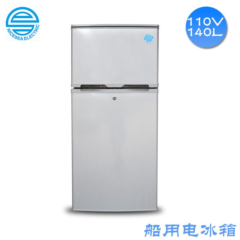 110V refrigerator double door refrigerator 140L refrigerator ship electrical appliances professional spot supplier 110V refrigerator double door refrigerator 140L refrigerator ship electrical appliances professional spot supplier