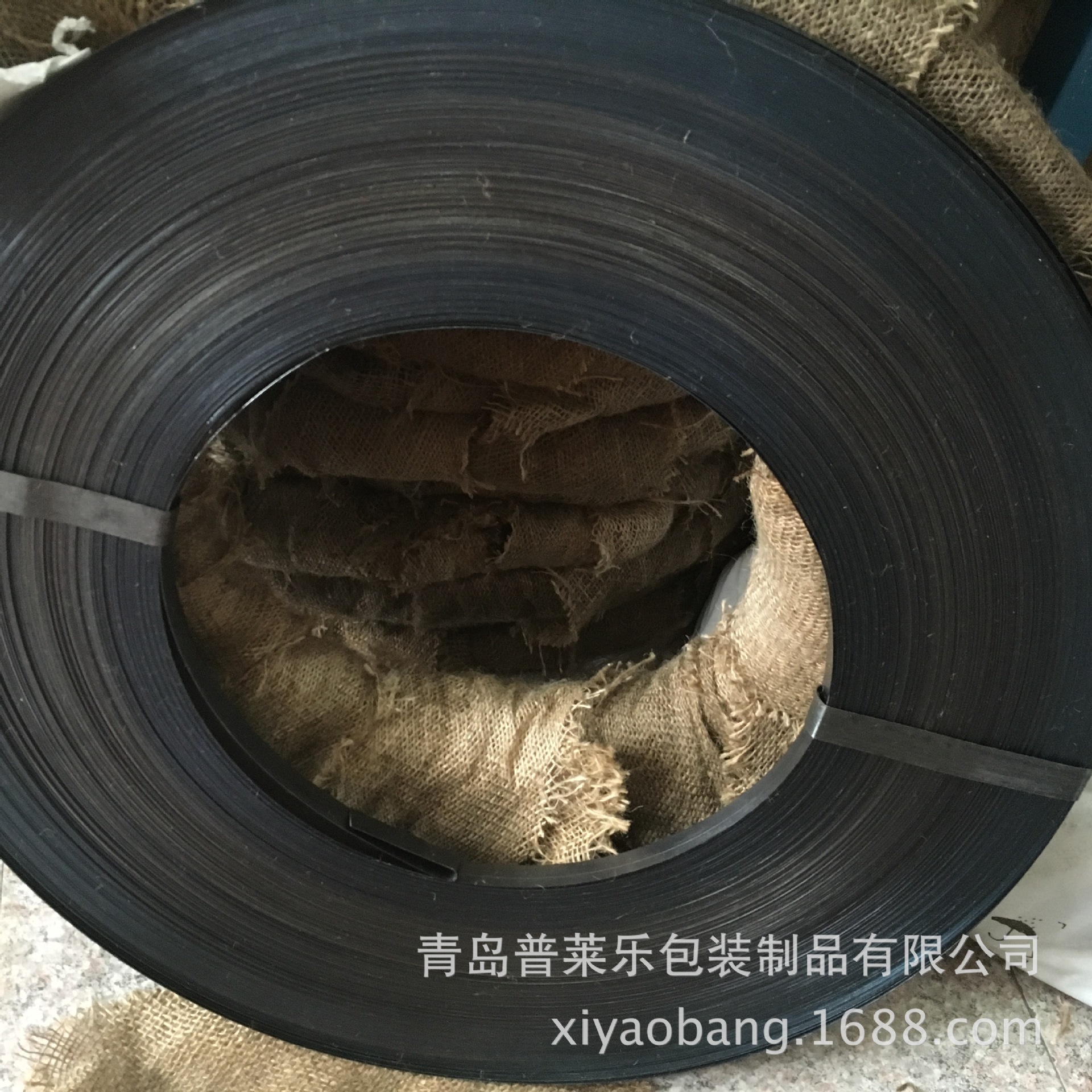 青岛烤蓝铁皮打包带 钢带  宽16mm/19mm 高强度打包钢带
