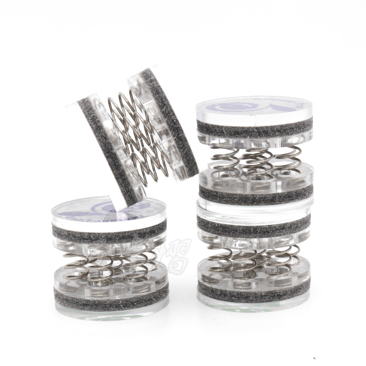 Amortiguador de choque de audio Pie de uñas primavera pie pad REPRODUCTOR DE CD amplificador Pie de uñas nivel delantero decodificador amortiguador de uñas de pie