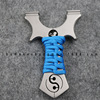 Slingshot cutting stainless steel Tai Chi gossip Double -use -free flat -skinned slingshin Linyi manufacturer source