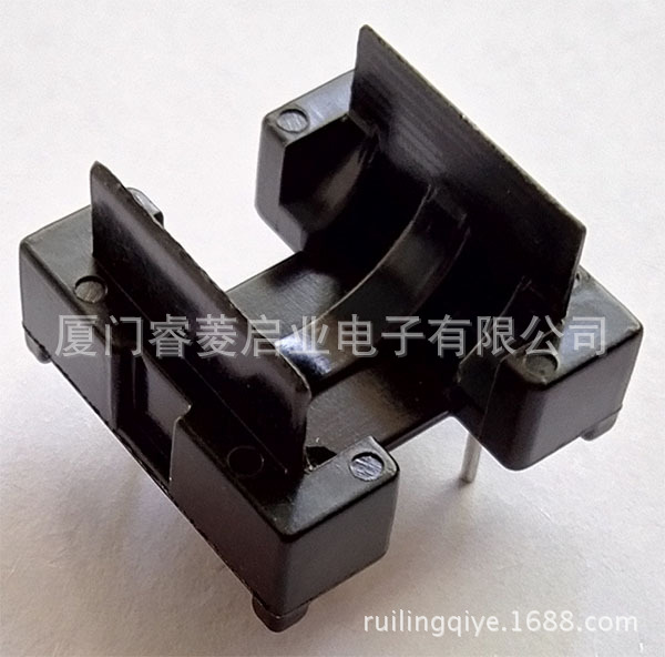 ET20 卧式 2+2 针距13.0 排距10.0 高14.0 (注塑变压器骨架厂家)