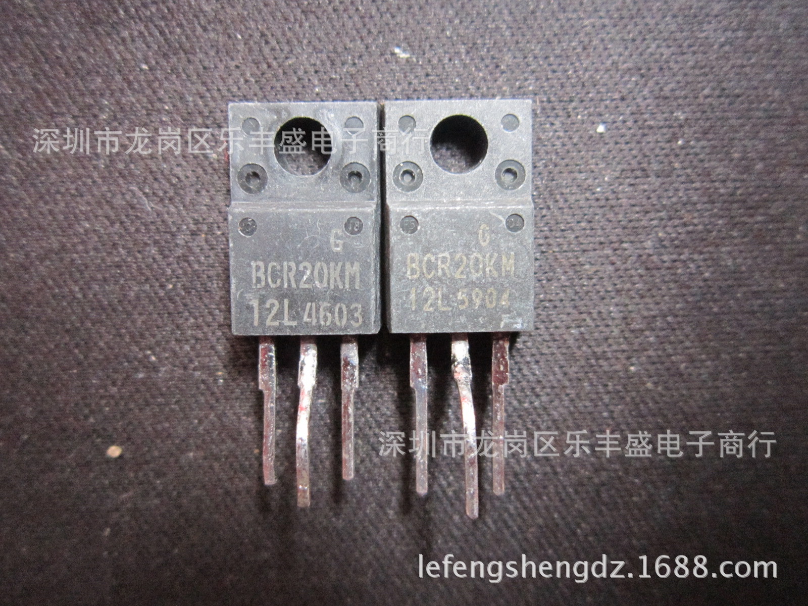 BCR20KM-12L 拆机瑞萨 TO-220F 双向可控硅 中功率 20A 600V