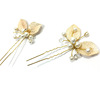 Chinese hairpin, hairgrip handmade from pearl, hair accessory for bride