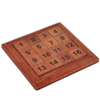 wooden  Puzzle Toys intelligence number game number Cold platter Sixteen Anyway The sum of Equal 34