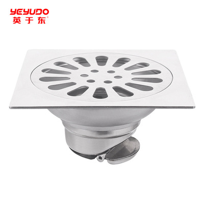 12*12 thickening Stainless steel floor drain TOILET DN75 Washing machine Self-styled Deodorant the floor drain direct deal