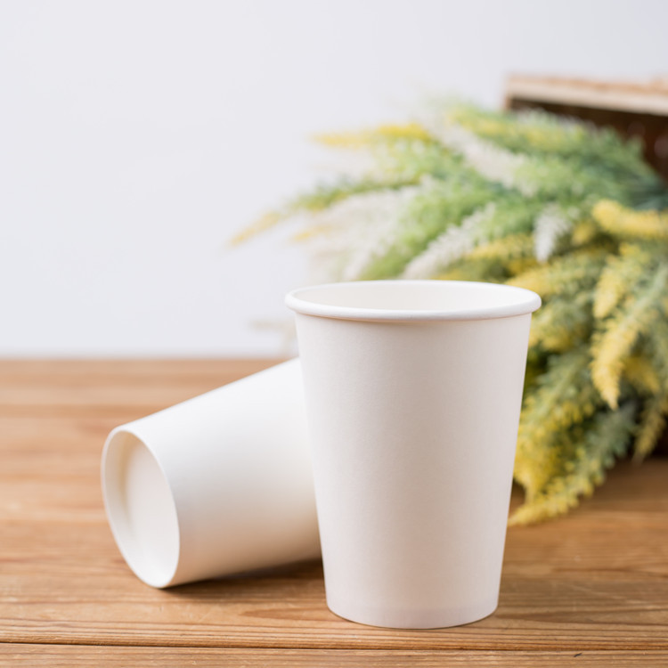 16盎司單/雙淋膜紙杯 環保壹次性紙杯廠家定制訂做免費設計16OZ