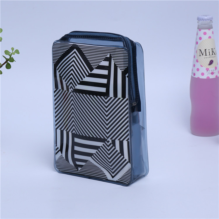 供应 pvc透明自封拉链袋 pvc购物收纳日用品饰品 多用包