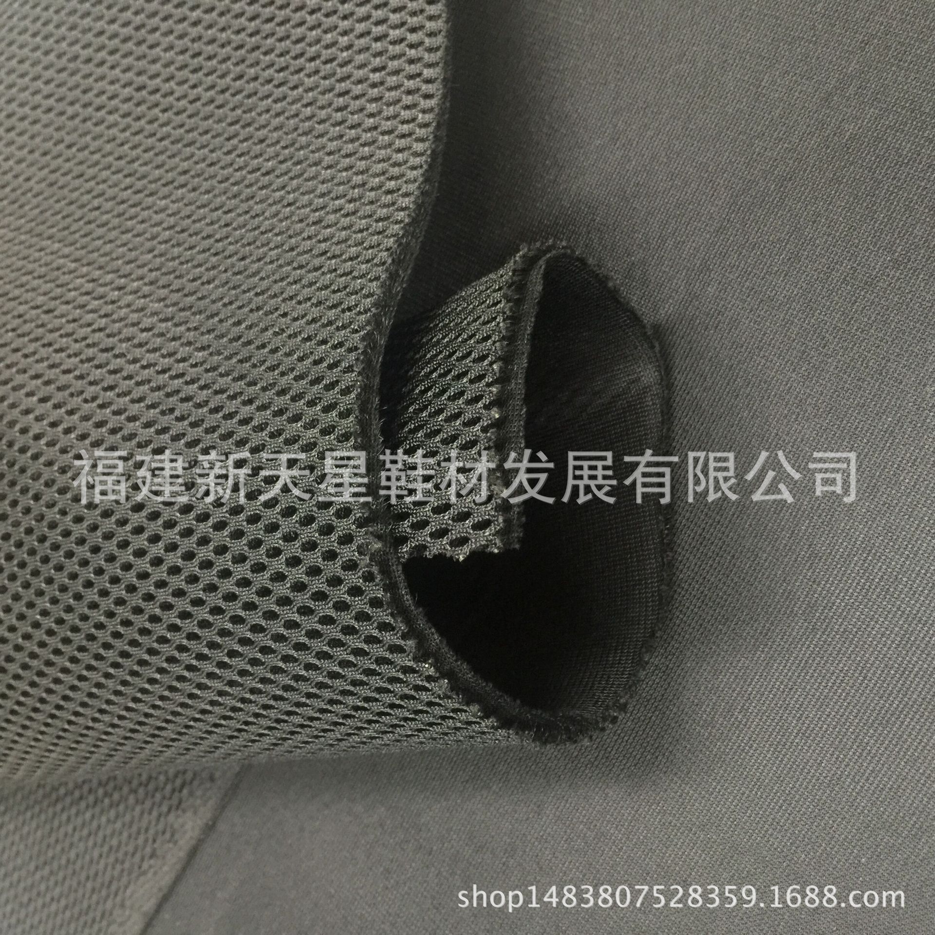 686 100％涤纶防水透气面料 三明治网眼布 专业鞋材网布