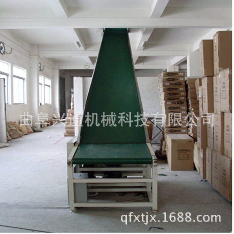 青岛码头散状物料装卸皮带输送机 矿工业大运量长距离皮带传送机