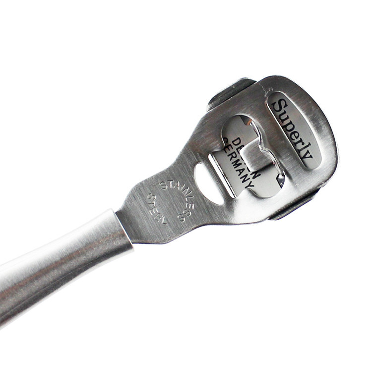 Manicure Pedicure Stainless Steel Foot Scraper, Callus Remover, Exfoliating Foot Rasp, Steel Foot File display picture 2