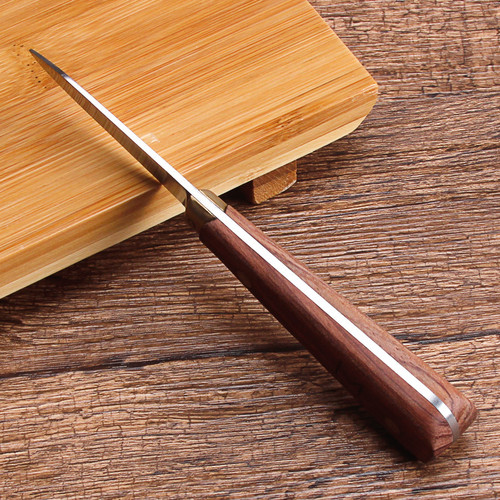 Huali Wood Handle Stainless Steel Oyster Knife Clam Knife Abalone Knife Home Use Multi-Purpose Lever Knife Wholesale