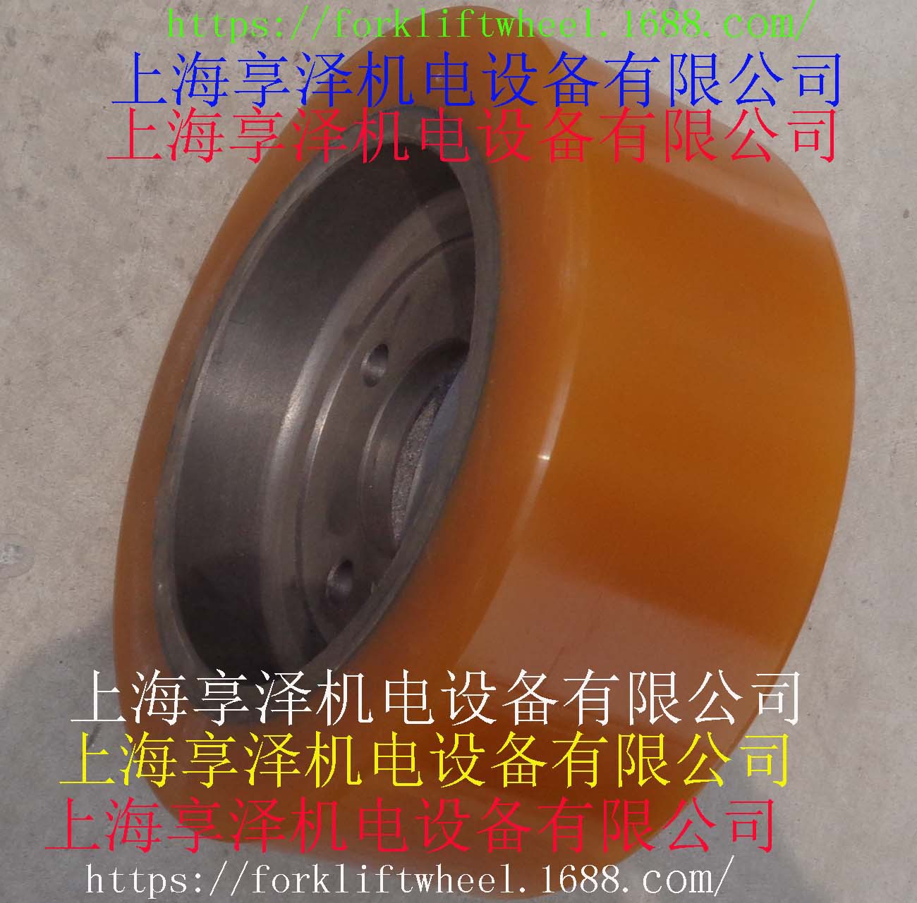 林德方向轮驱动轮子0039902305 AGV电动车传动轮后轮聚氨酯包胶轮