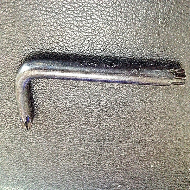 厂家产销中高碳钢加硬淬火L型星形梅花扳手工具扳手T50*40*105*9