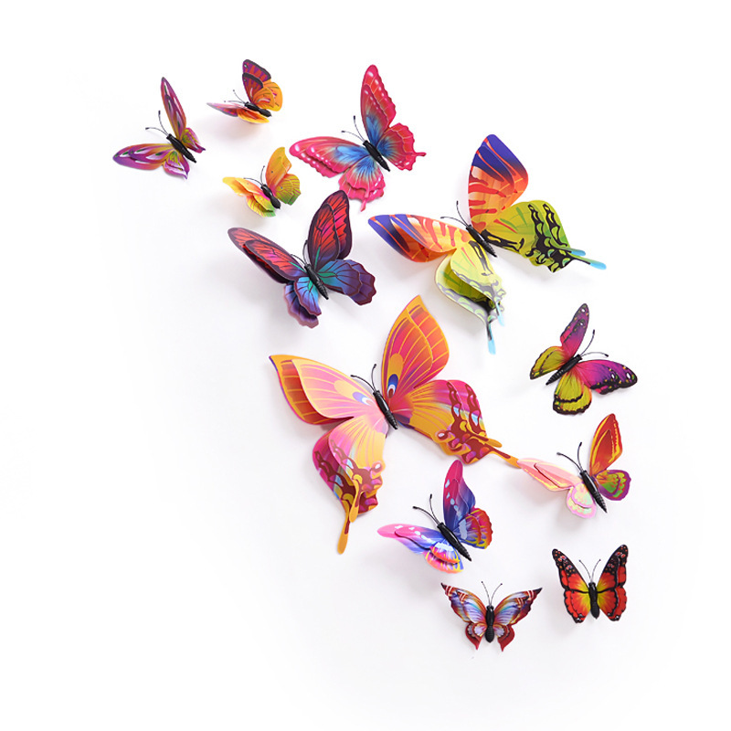 Creative Butterfly Wall Stickers 12-piece Set