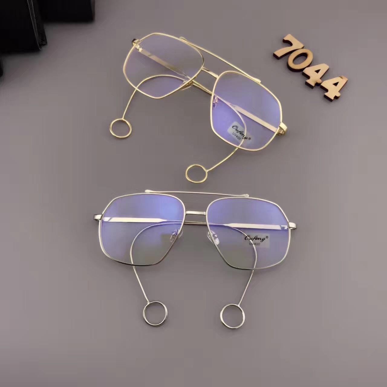 Ig Style Simple Style Solid Color Resin Special-shaped Mirror Full Frame Optical Glasses display picture 16